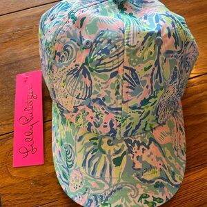 Lilly Pulitzer | NWT ✨ Surf Blue Soleil It On Me Run Around Hat